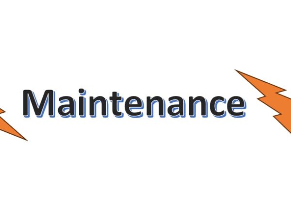 Website maintenance - Updated