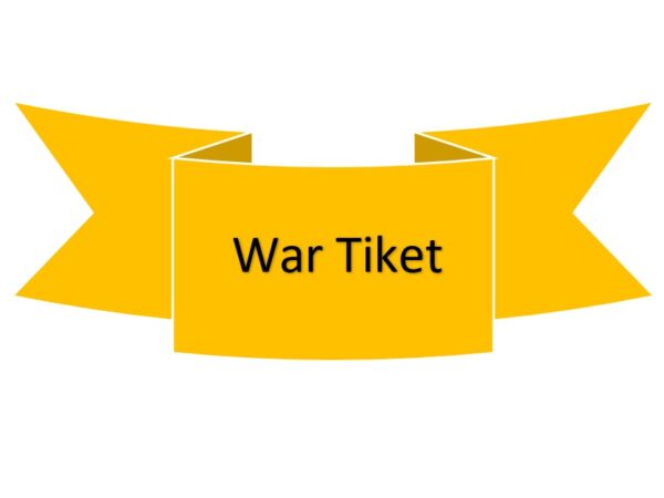 War tiket